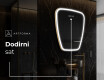 Ukrasna ogledala LED za zid Z222 #8
